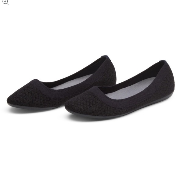 allbirds Shoes - Allbirds Womens Tree Breezer Navy Ballet Flats Knit Shoe Women's 7.5